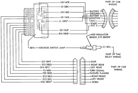 steering column wiring diagram