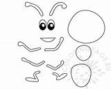Silly Bug sketch template
