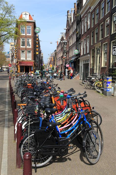 bicycles  amsterdam  stock photo public domain pictures
