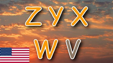 learn the alphabet backwards easy zyx sing along song usa version youtube
