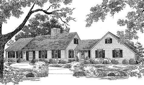 plan   england revisited colonial house plans  england style homes cape house plans