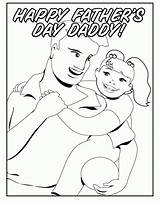 Fathers Coloring Kids Pages Cards Color Printable Father Books sketch template