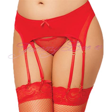 suspender belt 8 strap garter set plus size 8 20 sexy lingerie string