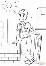 Construction Coloring Worker Pages Printable Girl Community Drawing Work Helpers Colorings sketch template
