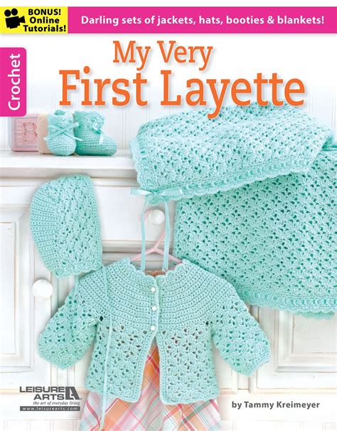 layette front cover baby crochet patterns