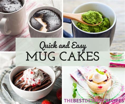 quick  easy mug cake recipes thebestdessertrecipescom