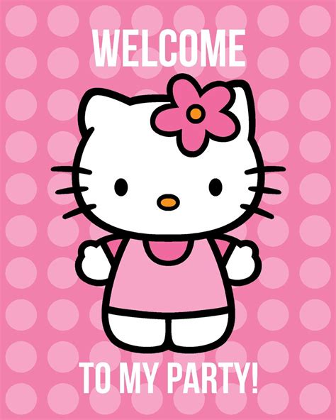 simple  kitty birthday party  kitty theme party
