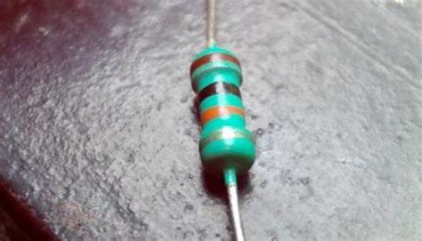 ohm resistor color code  band