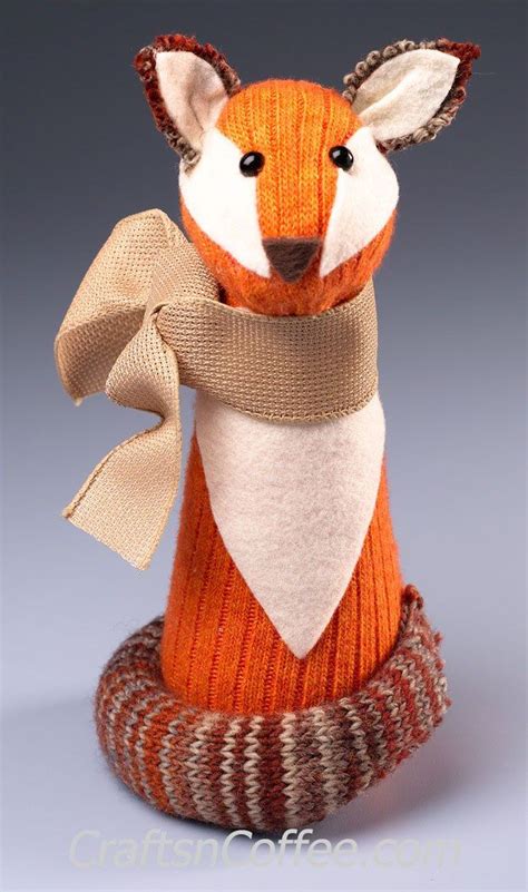 tutorial  sew woodland sock fox sock dolls rag dolls fabric dolls
