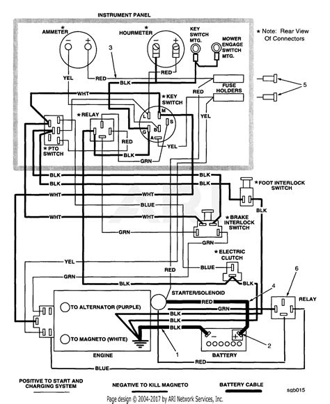 scag sthm cv   parts diagram  electrical system
