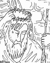 Thorns Crown Coloring Jesus Wearing Drawing Matthew Getdrawings Donating Bill Thanks sketch template