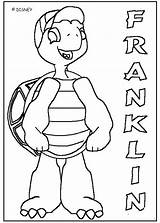 Franklin Coloring Turtle Pages Colouring Book Cute Printable Activities Cartoon Online Print Color Sheet Sheets Coloriage Turtles sketch template
