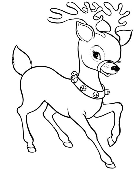 baby reindeer coloring pages   print