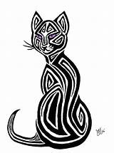 Tribal Cat Tattoo Designs Tattoos Cats Deviantart Celtic Chat Cool Outline Animal Animals Drawings Thebodyisacanvas Tattoosforyou Reply Login Meaning sketch template
