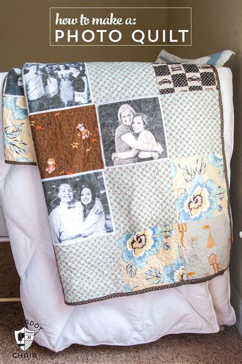 photo quilt  mini tutorial  polkadot chair