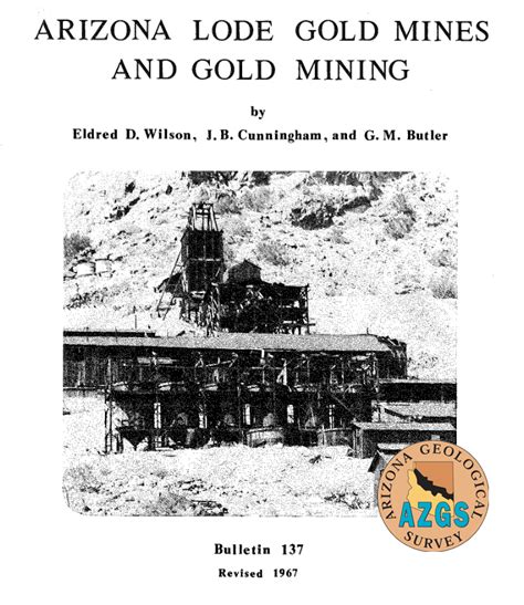 gold prospecting  arizona azgs