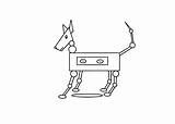 Robot Dog Coloring Pages Related Posts sketch template