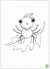 Dinokids Coloring Spider Miss Close Pages sketch template
