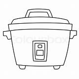 Cooker Colourbox Boonmee sketch template