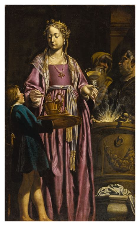 filippo tarchiani artemisia drinking wine mixed with the ashes of her