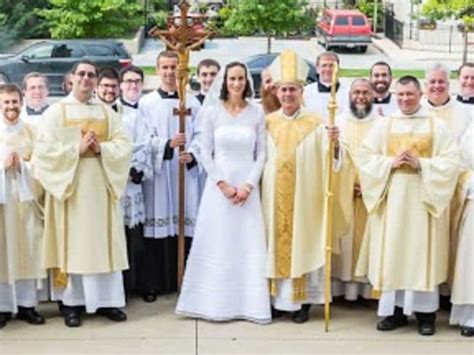 religion ‘married to jesus 38 year old virgin marries