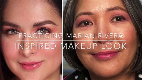 practicing marian rivera inspired makeup look youtube