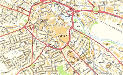 derby street map  love maps