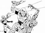Terminator Robocop sketch template
