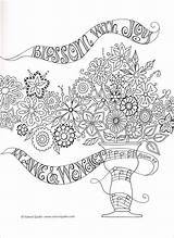 Coloring Pages Blessings Adult Choose Board Bible Valerie sketch template