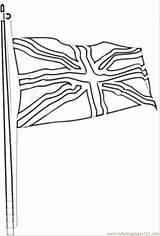 Coloring Flag England sketch template
