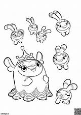 Flug Peepers Squeaky Hatcher Princess Colorings Cookies sketch template