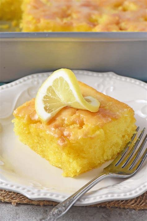 deliciously easy lemon cake recipe adventures  mel