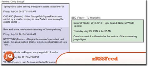 jquery rss feed readers sitepoint