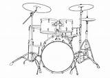 Drums Drum sketch template