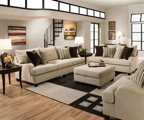 simmons trinidad taupe living room set fabric living room sets