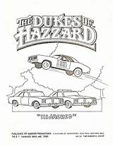 Hazzard Dukes 1981 sketch template