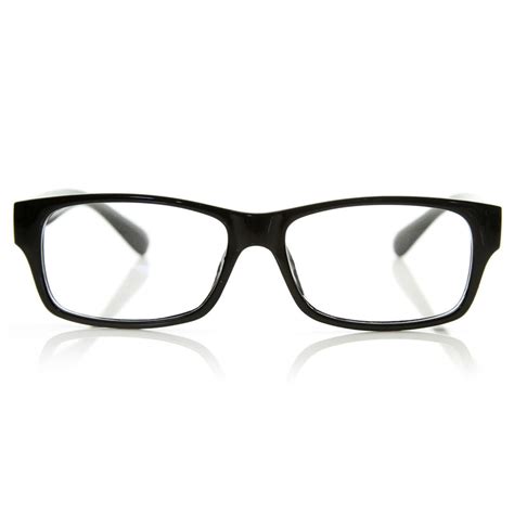 modern fashion rectangular thick bold frame clear len eye glasses