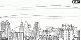 Ciudades Pueblos Cidades Infantil Gran sketch template