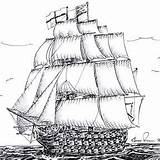 Hms Victory Drawing Flagship Draw Ship Nelson Shoorayner Battle Ships Admiral Drawings Trafalgar Rayner Shoo sketch template
