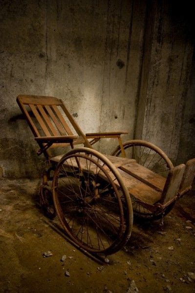 basement chair    abandoned marquette state hospital