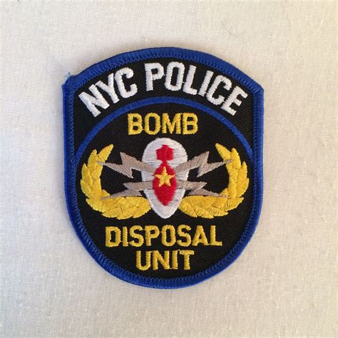 nypd bomb squad military police state police law enforcement badges