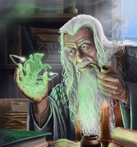 wizard magic  jonhrubesch  deviantart