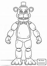 Bonnie Coloring Toy Pages Nights Five Getcolorings Printable Print Freddys sketch template