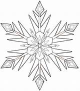 Snowflake Snowflakes Line Drawinghowtodraw Flake Getdrawings sketch template