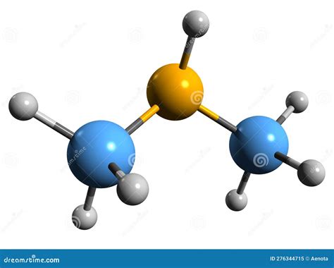 dimethylformamide dmf chemical solvent molecule atoms