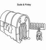 Finley Suds sketch template