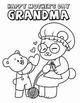 Grandma Freebiefindingmom sketch template