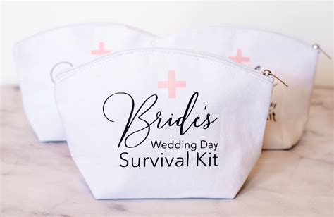 pre filled brides wedding day survival kit wedding day etsy bridal