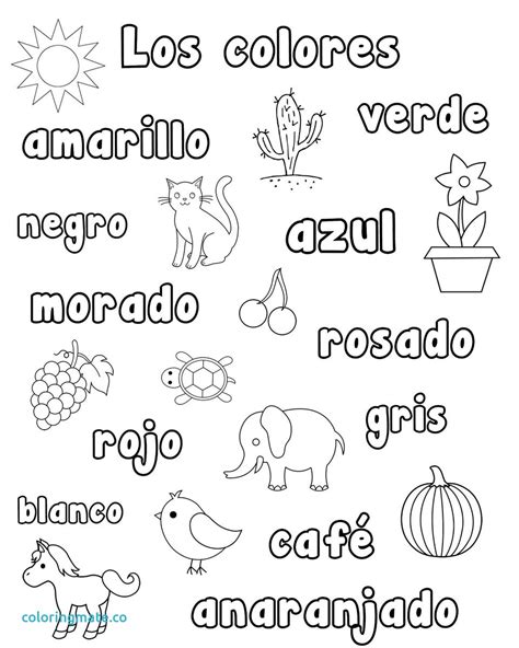 spanish numbers coloring pages  getcoloringscom  printable