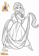 Princesse Mewarnai Raiponce Princesses Coloriages Concernant Greatestcoloringbook sketch template